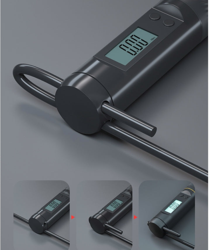 Silicone Counting Skipping Rope Cordless Smart Counter